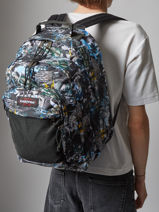 Rugzak 2 Compartimenten Met 15" Laptopvak Eastpak Veelkleurig authentic EK0A5BKS-vue-porte